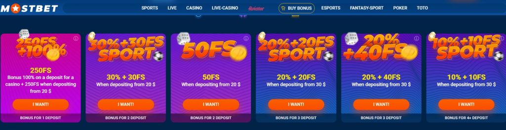 Bono Mostbet en cuenta personal